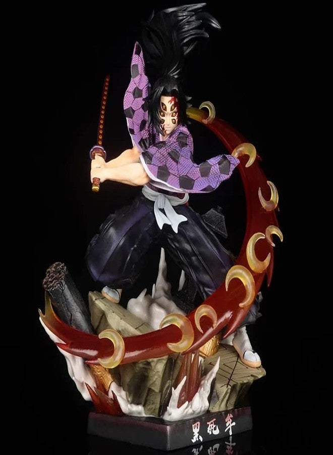 AUGEN Kokushibou Tsugikuni Kimetsu no Yaiba Action Figure Limited Edition for Car Dashboard, Decoration, Cake, Office Desk & Study Table (26cm)(Pack of 1) - Image 4